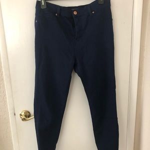 High rise skinny jeans